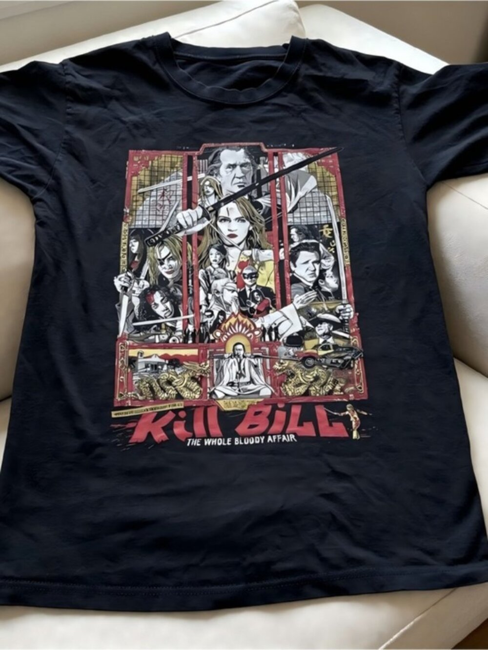 Kill Bill black Women Men T-shirt unisex